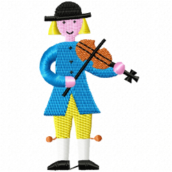 Characters Embroidery Design 8